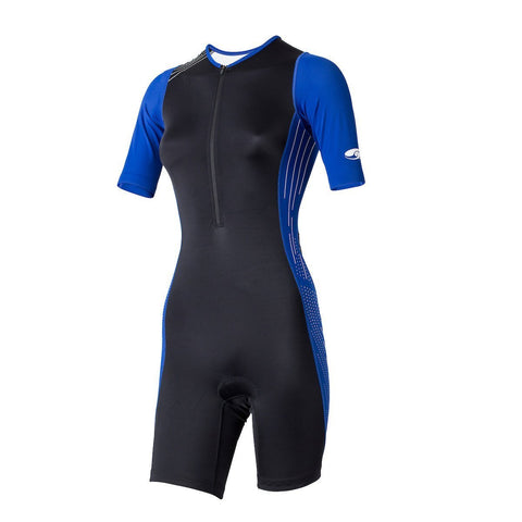 TX2000 Short Sleeve Tri Suit (Women's) Black/Blue