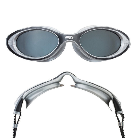 HYDRA VISION POLARIZED Frame Silver / Black Smoke Polarized Lens